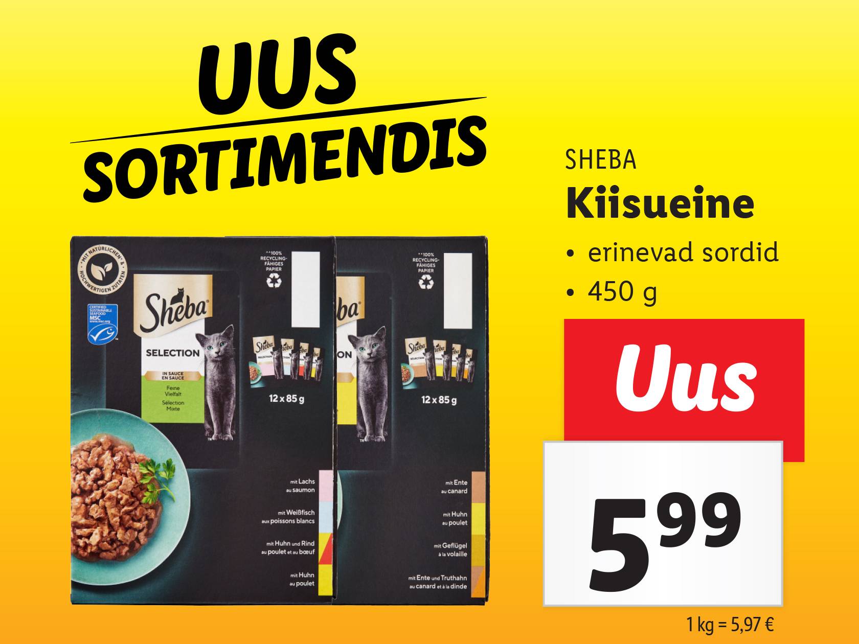 Uus sortimendis